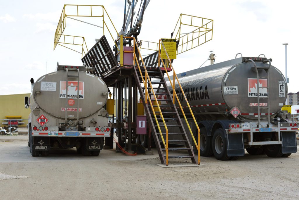 fuel trucks rear Bulk Fuel Delivery Winkler, MB